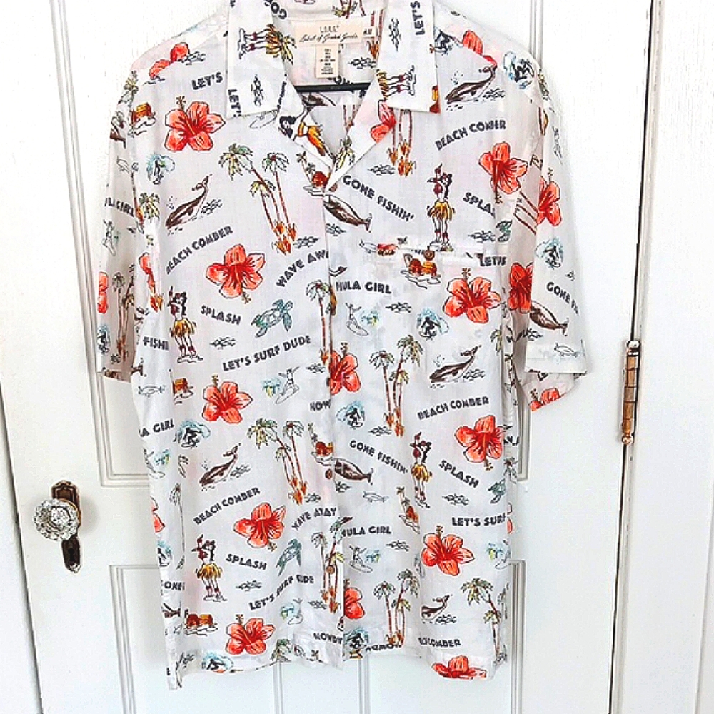 L.O.G.G. Tropical Print Shirt